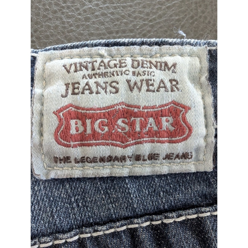 Big Star Sweet Low Rise Cutoff Denim Shorts Women's Size 25 Jorts - Picture 4 of 16
